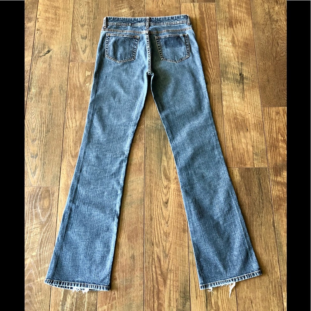 Victoria’s Secret VTG 90's mid rise booty lift panel boot cut jean Size 6/32.5 - Picture 4 of 11